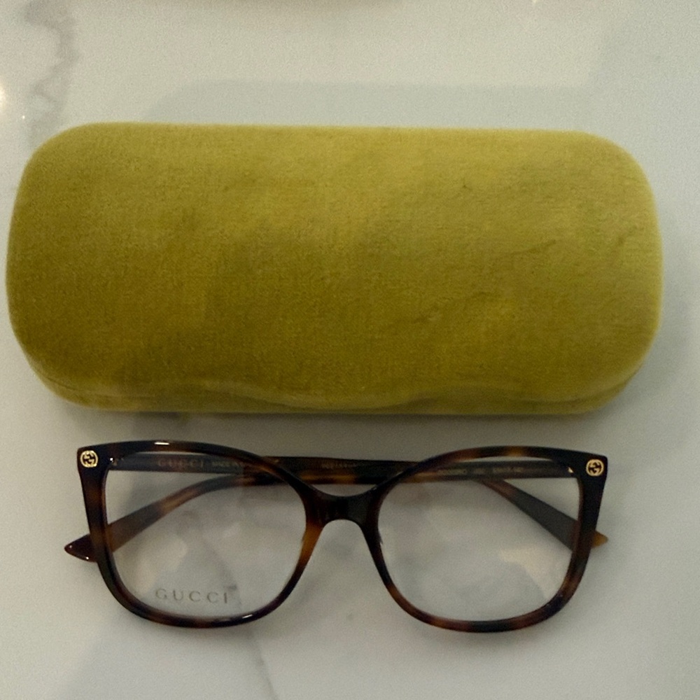 Gucci Brown Women's Glasses with Case